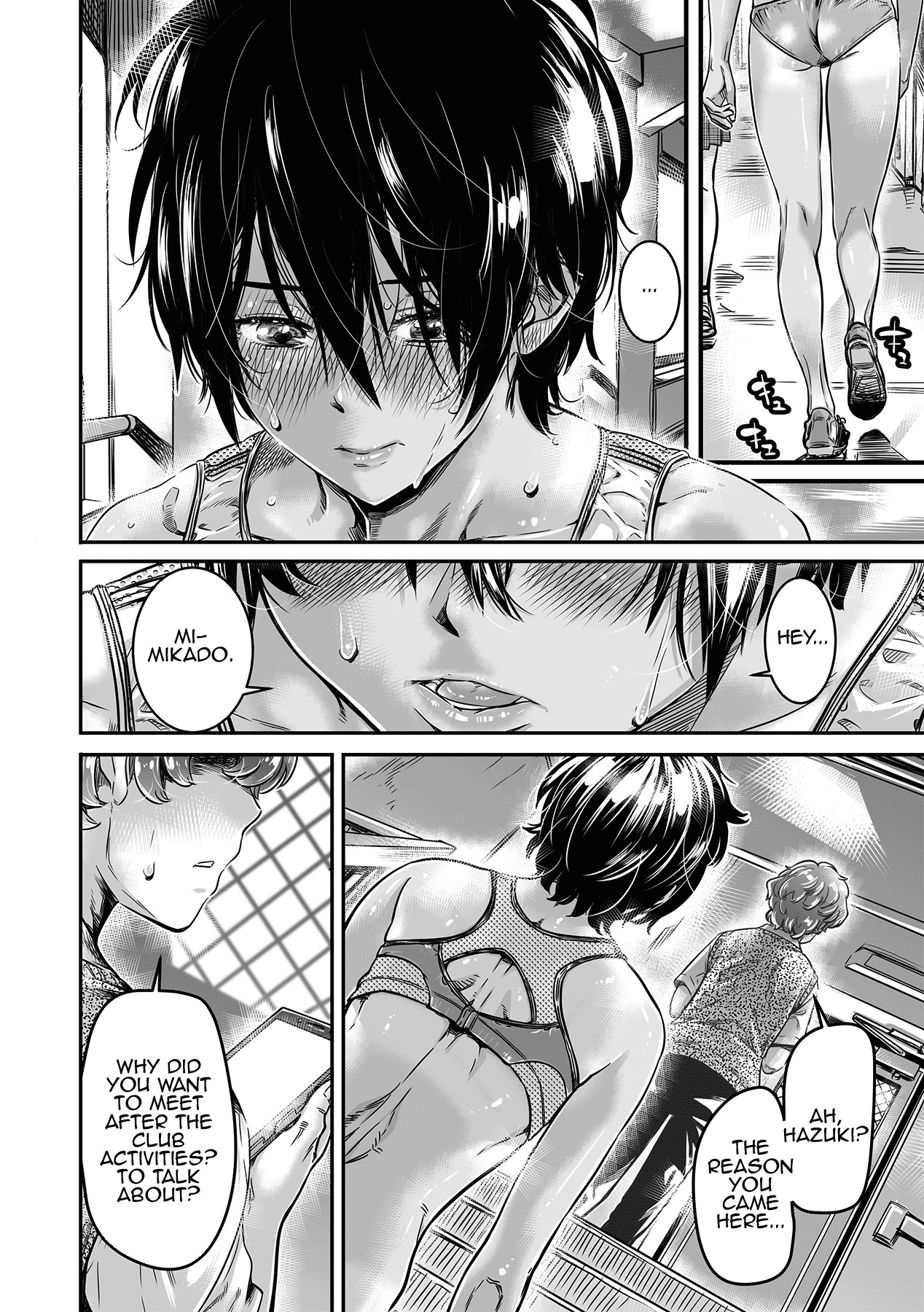 Hentai Manga Comic-175cm Tall Track and Field Girl Really Wants To Drink Her Kouhai's Semen-Read-8